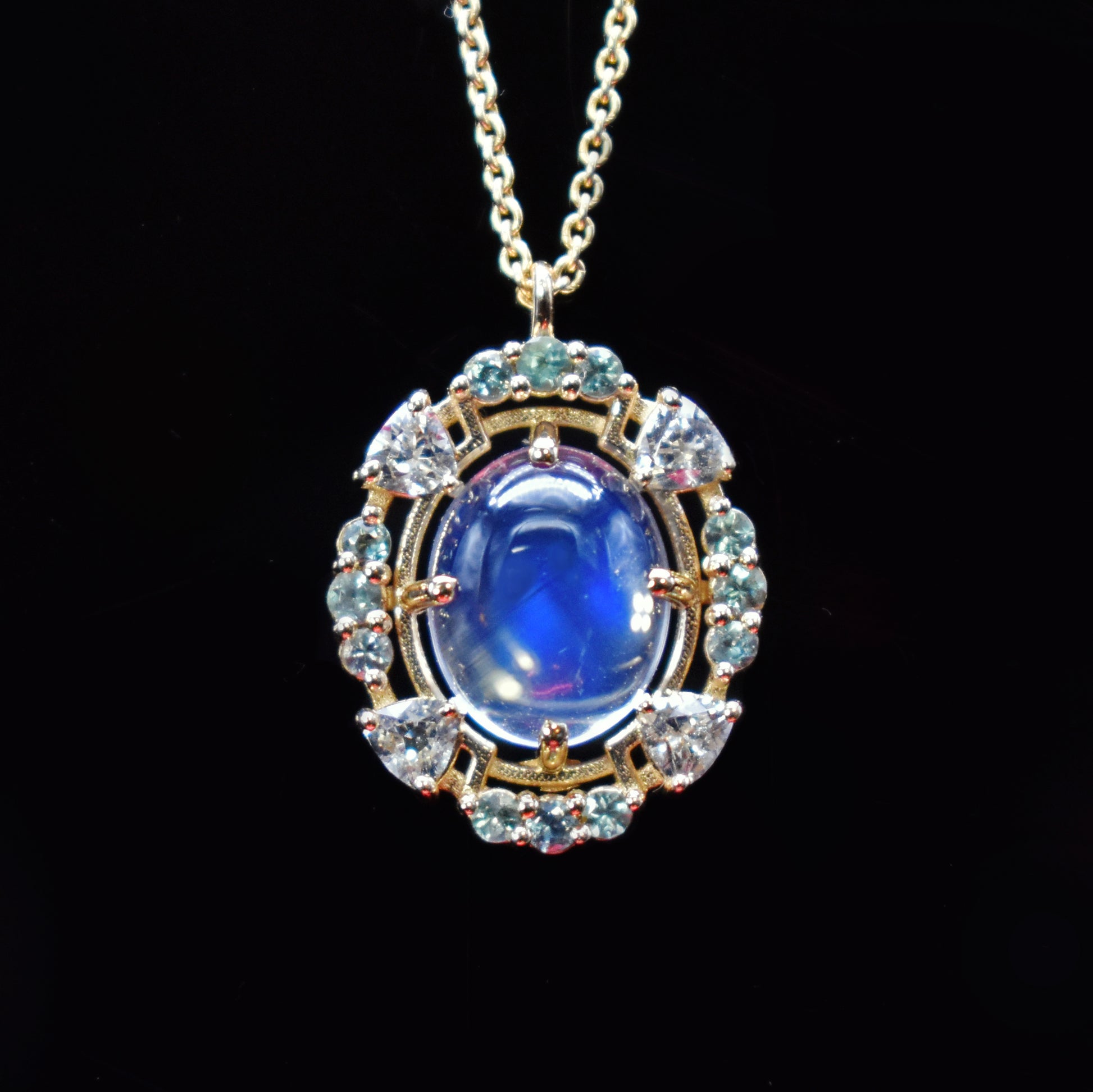 Jewelry What Is June Stone Moonstone Alexandrite Necklace, June